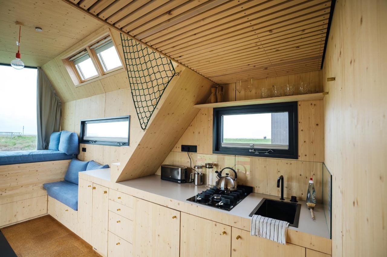 Tiny House Pioneer 18 Zur Meerseite - Green Tiny Village Harlesiel 卡罗利嫩西尔 外观 照片