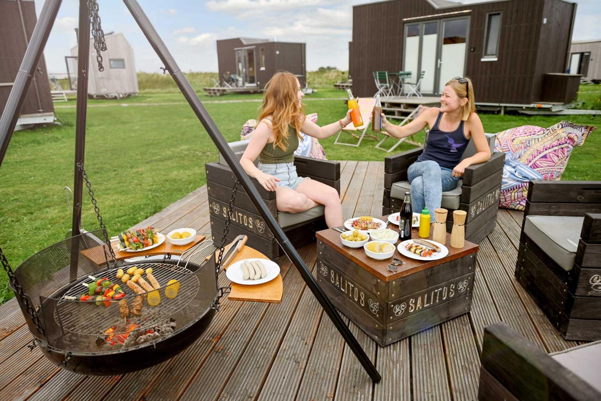 Tiny House Pioneer 18 Zur Meerseite - Green Tiny Village Harlesiel 卡罗利嫩西尔 外观 照片